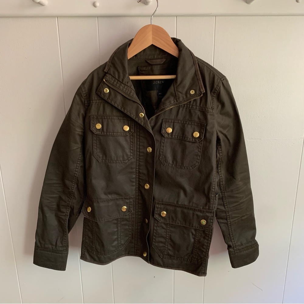 J. Crew Waxed Field Jacket